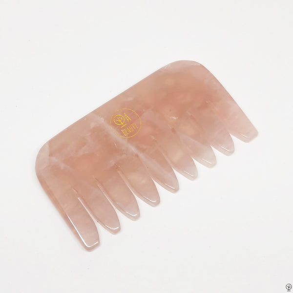 Pink Quartz Hair Comb | Healing