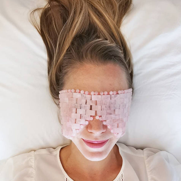 Pink Quartz Eye Mask | De-puffing & Relaxing