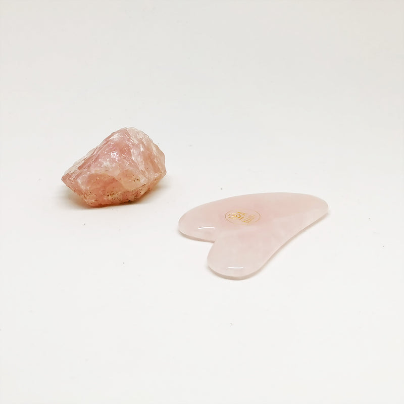 Pink Quartz Heart Gua-Sha Massage | Lifting & Sculpting